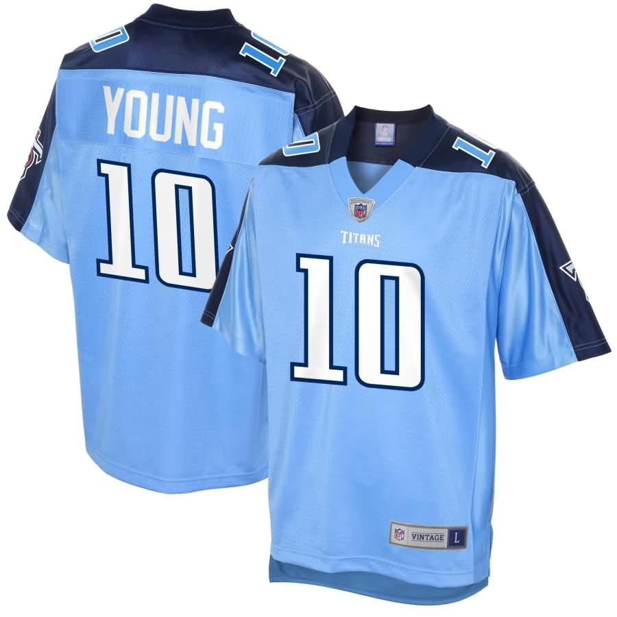Vince Young Tennessee Titans Nfl Pro Line Retired Player Jersey Navy