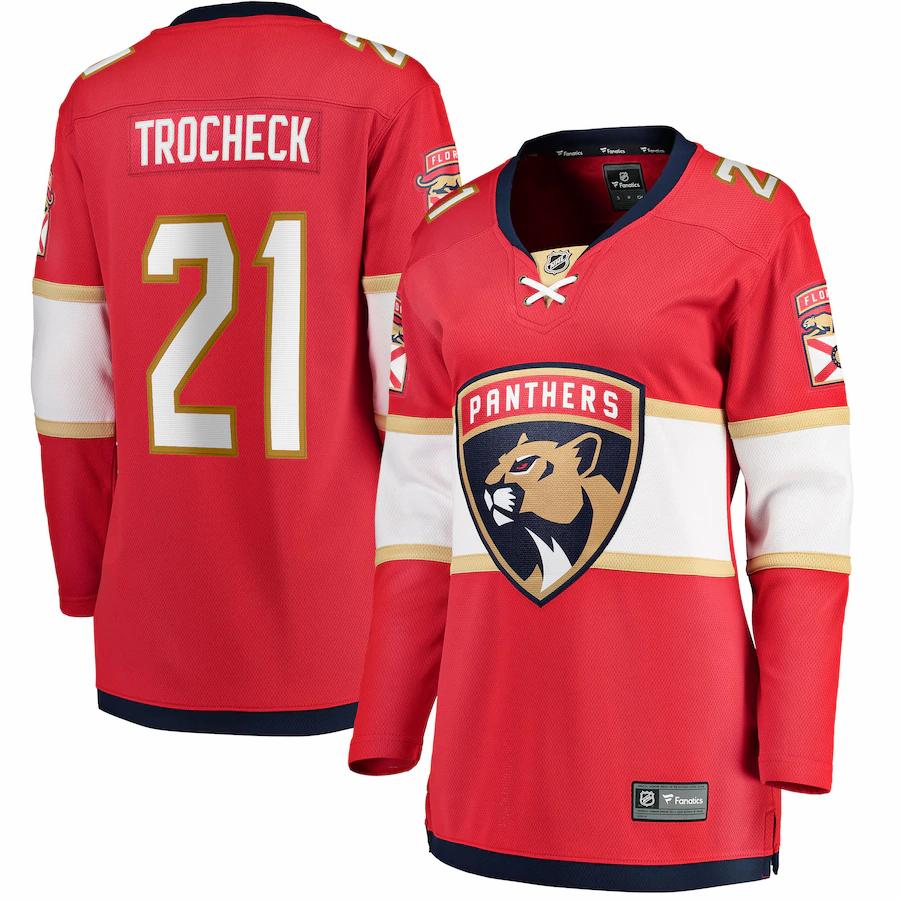Vincent Trocheck Florida Panthers Fanatics Branded Womens Home Breakaway Player Jersey Red