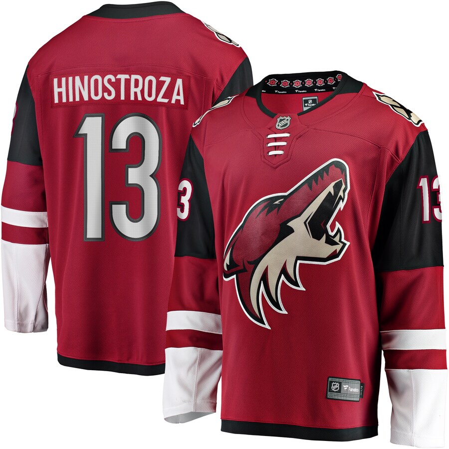 Vinnie Hinostroza Arizona Coyotes Fanatics Branded Breakaway Player Jersey Garnet