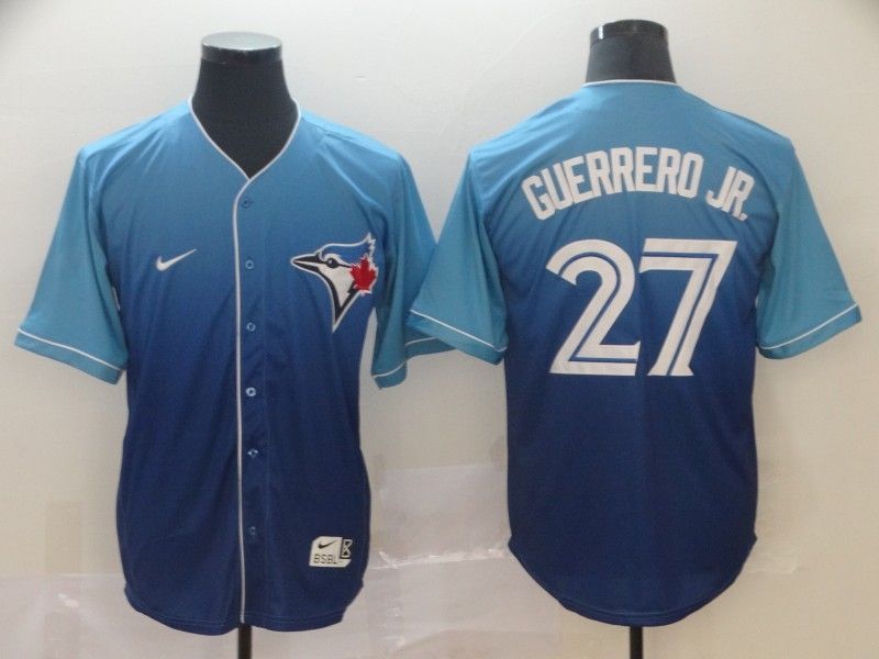 Vladimir Guerrero Jr 27 Toronto Blue Jays 2020 Mlb Gray Jersey