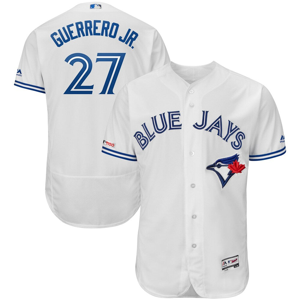 Vladimir Guerrero Jr Toronto Blue Jays Majestic Home Flex Base Collection Player Jersey White