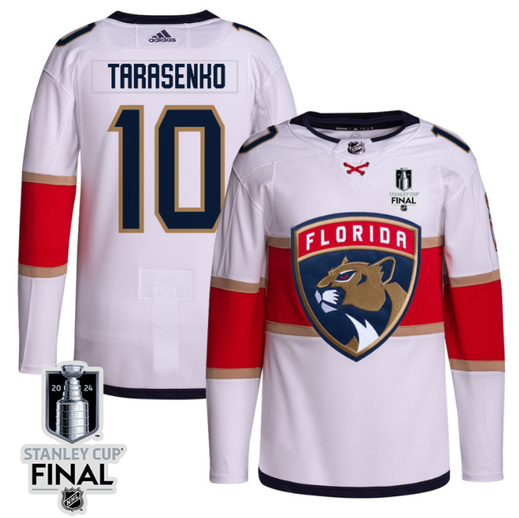 Vladimir Tarasenko 10 Florida Panthers 2024 STANLEY CUP Final Away Breakaway Jer