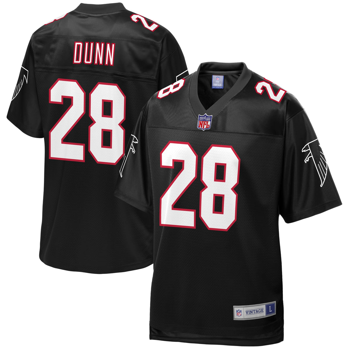 Warrick Dunn Atlanta Falcons Nfl Pro Line Retired Player Jersey Black