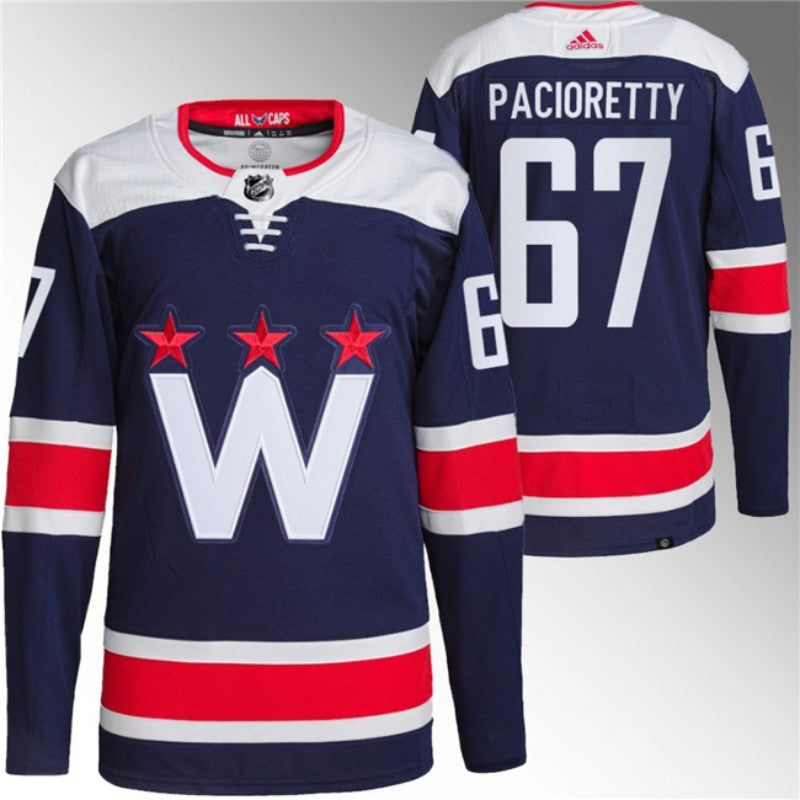 Washington Capitals 67 Max Pacioretty Navy Stitched Jersey
