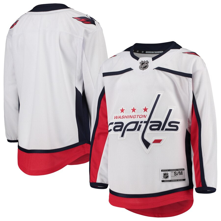 Washington Capitals Adidas Youth Stadium Series Premier Jersey White