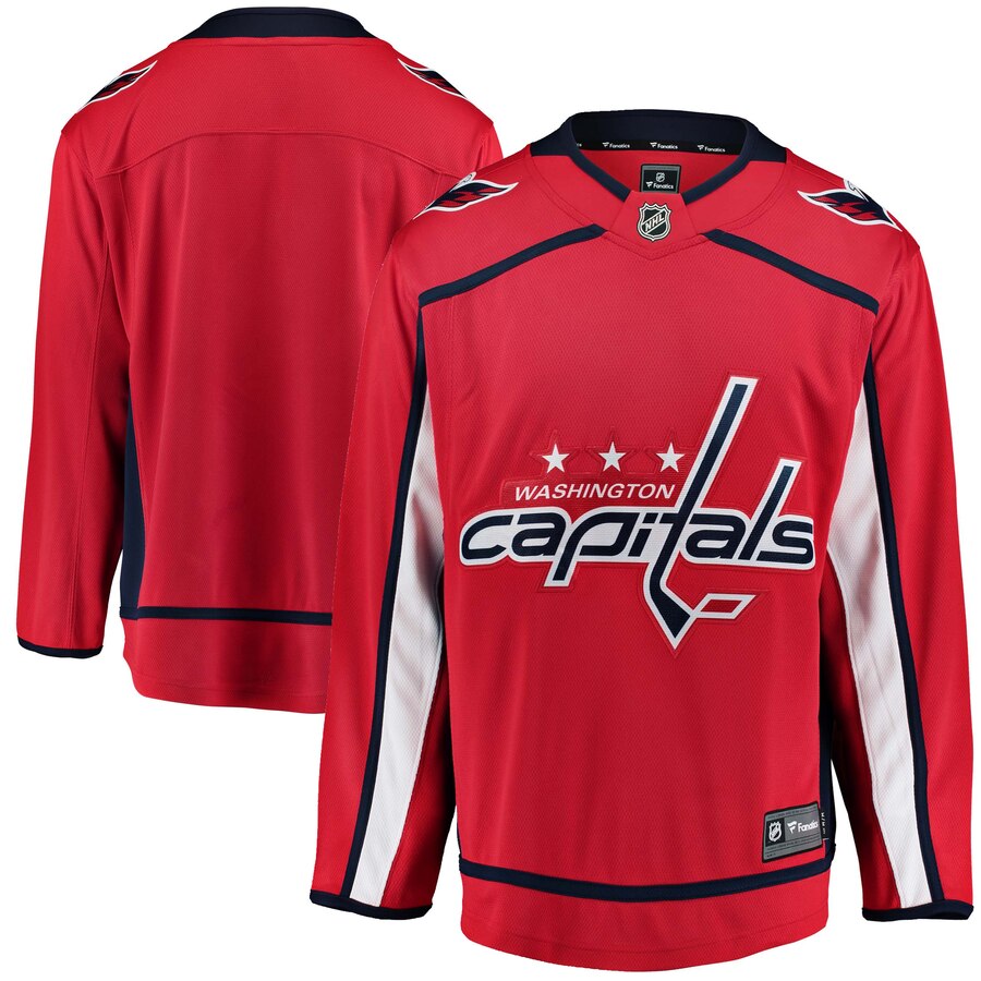 Washington Capitals Fanatics Branded Youth Breakaway Home Jersey Red