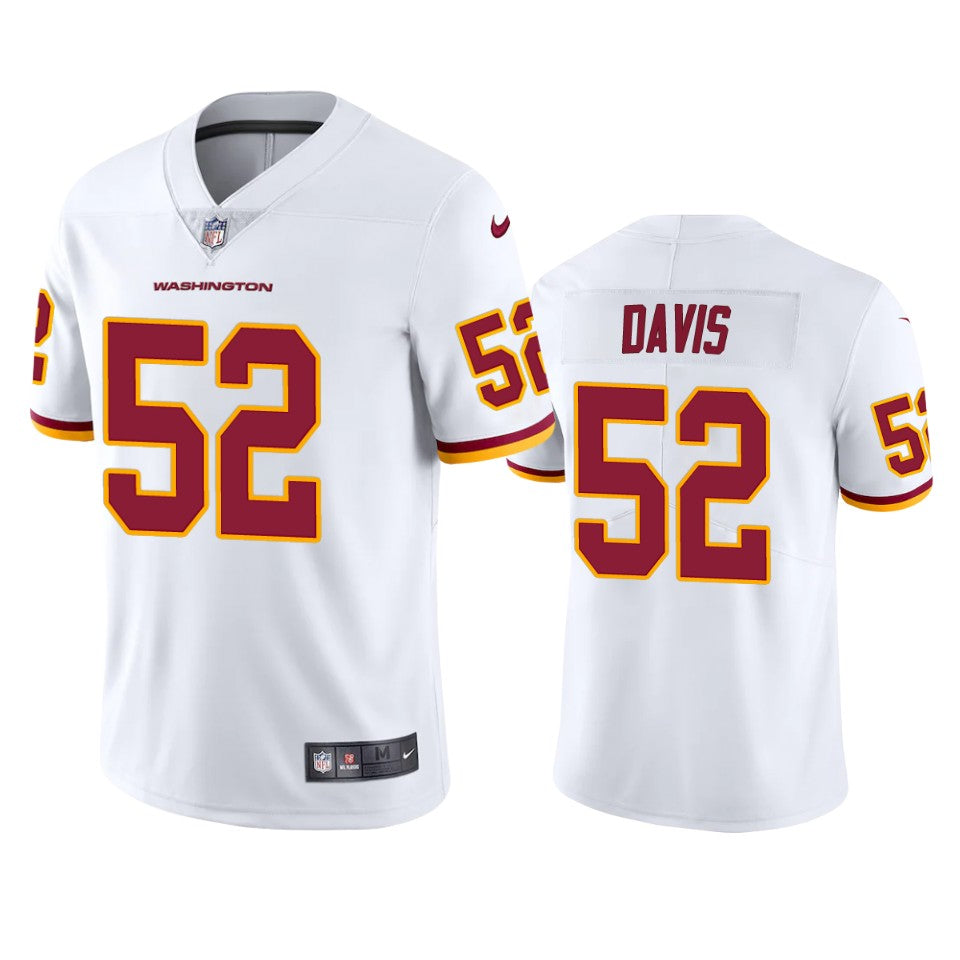 Washington Football Team Jamin Davis Vapor Limited White Jersey