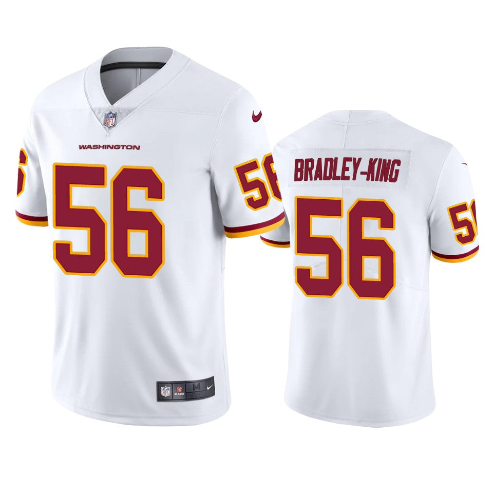 Washington Football Team William Bradley king Vapor Limited White Jersey