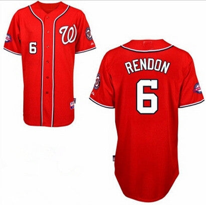 Washington Nationals 6 Anthony Rendon Red Jersey