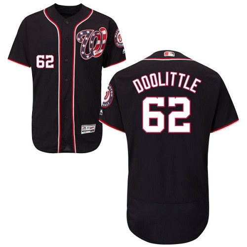 Washington Nationals 62 Sean Doolittle Navy Blue Flexbase Authentic Collection Stitched Baseball Jersey