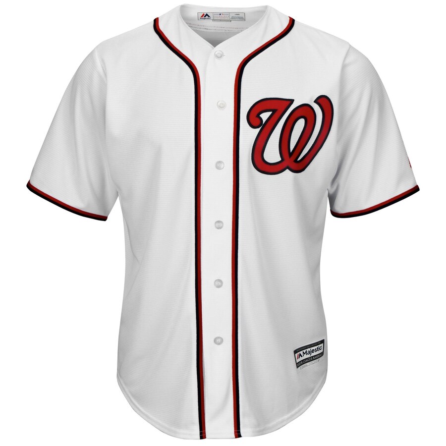Washington Nationals Majestic Official Cool Base Jersey White