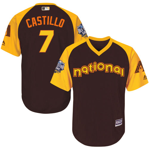 Welington Castillo Brown 2016 Mlb All star Jersey Mens National League Arizona Diamondbacks 7 Cool Base Game Collection