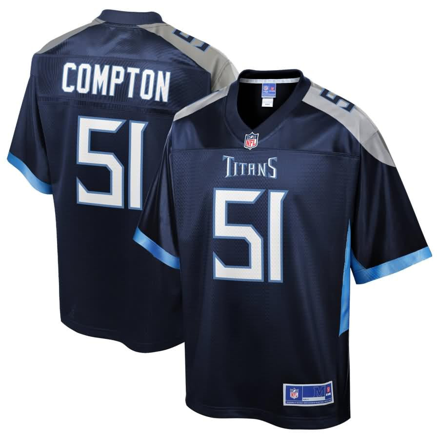 Will Compton Tennessee Titans Nfl Pro Line Team Player Jersey Navy