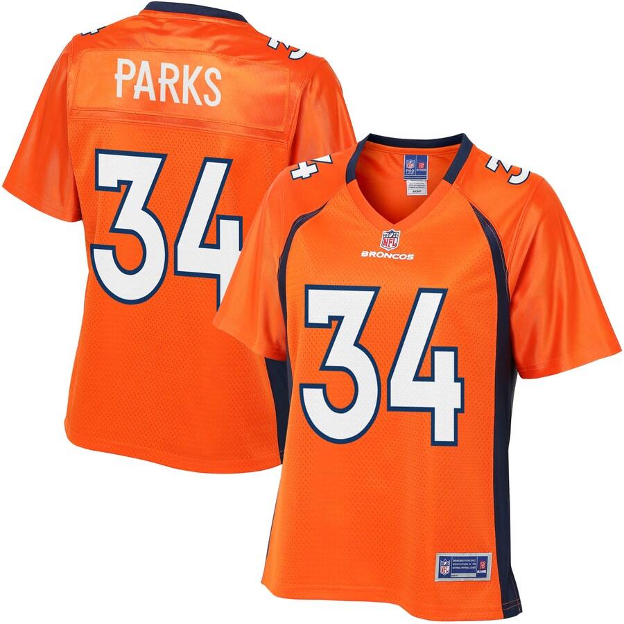 Will Parks Denver Broncos Nfl Pro Line Womens Player Jersey Orange