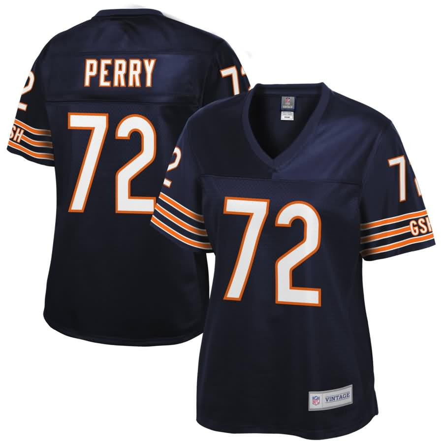 William Perry Chicago Bears Nfl Pro Line Womens Retired Player Jersey Navy
