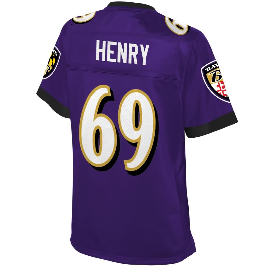 Willie Henry Baltimore Ravens Nfl Pro Line Womens Player Jersey Purple