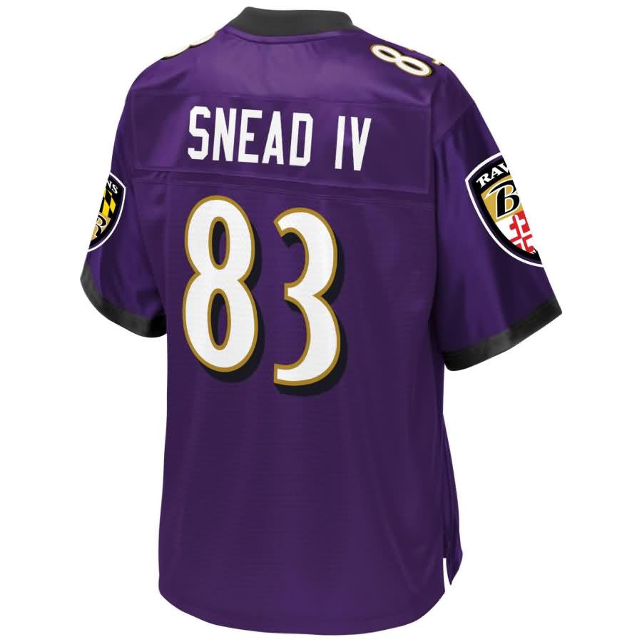 Willie Snead Baltimore Ravens Nfl Pro Line Player Jersey Purple
