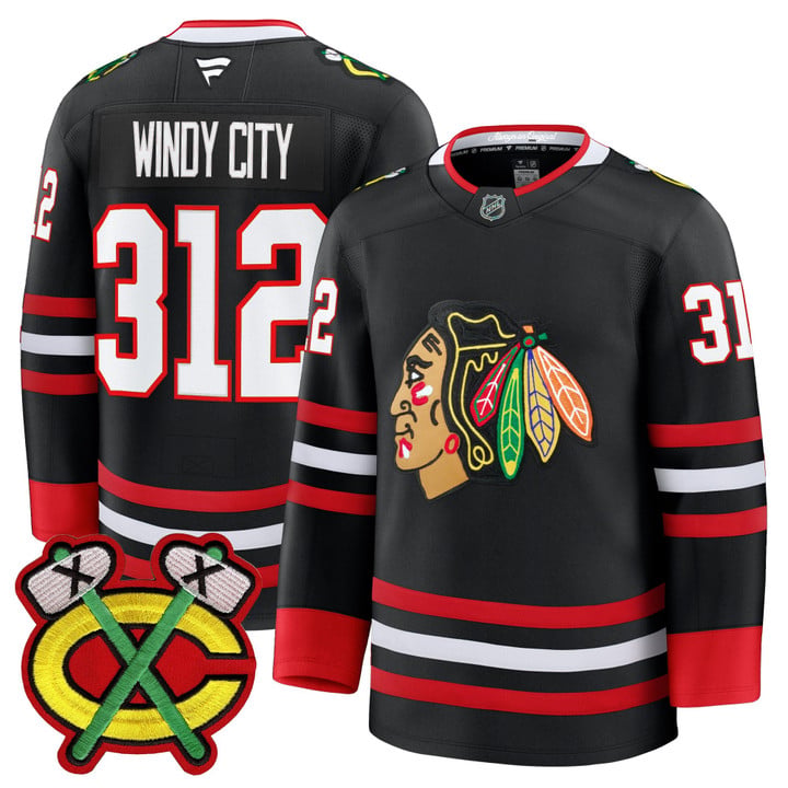 Windy City Jersey #312 Chicago Blackhawks 2025-26 Premium Stitched