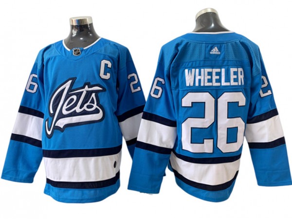 Winnipeg Jets #26 Blake Wheeler Blue Alternate Jersey
