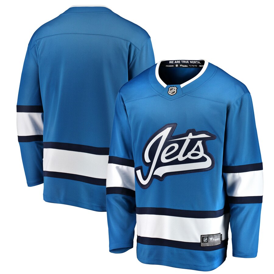 Winnipeg Jets Fanatics Branded Alternate Breakaway Jersey Blue