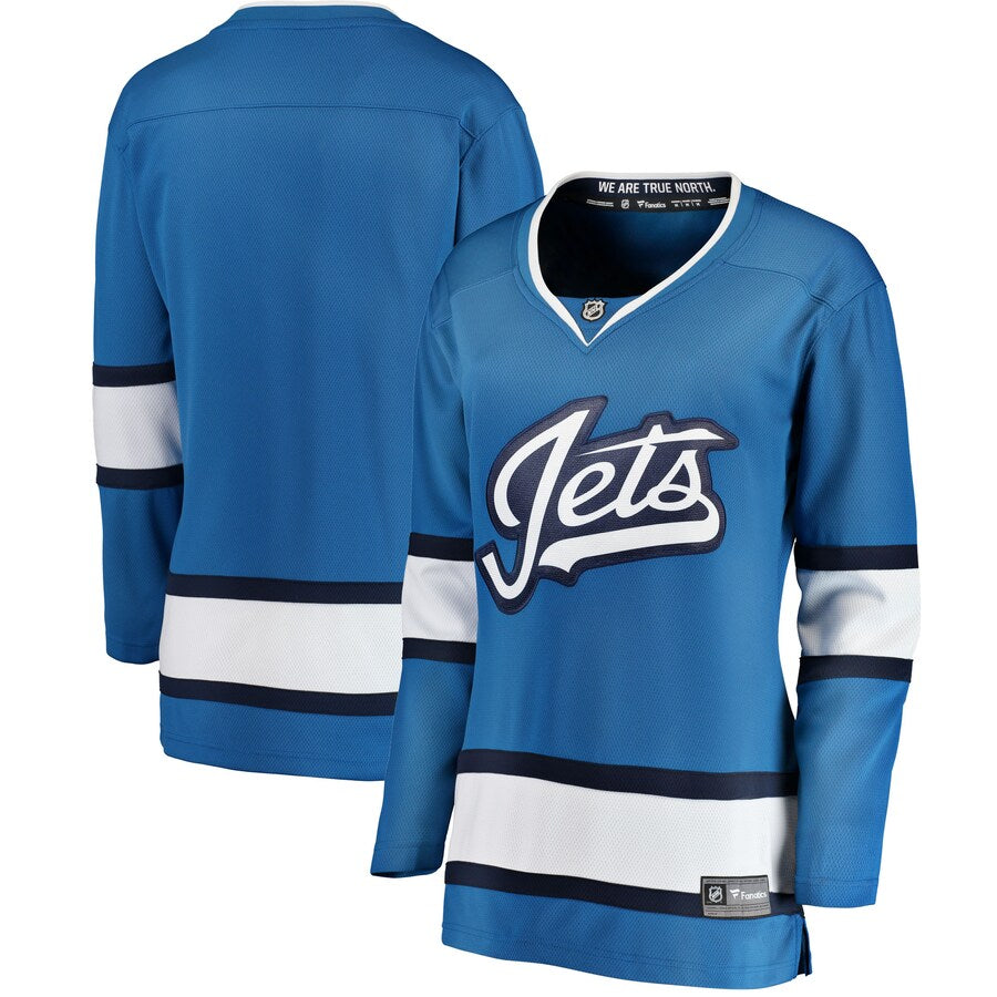 Winnipeg Jets Fanatics Branded Womens Alternate Breakaway Jersey Blue