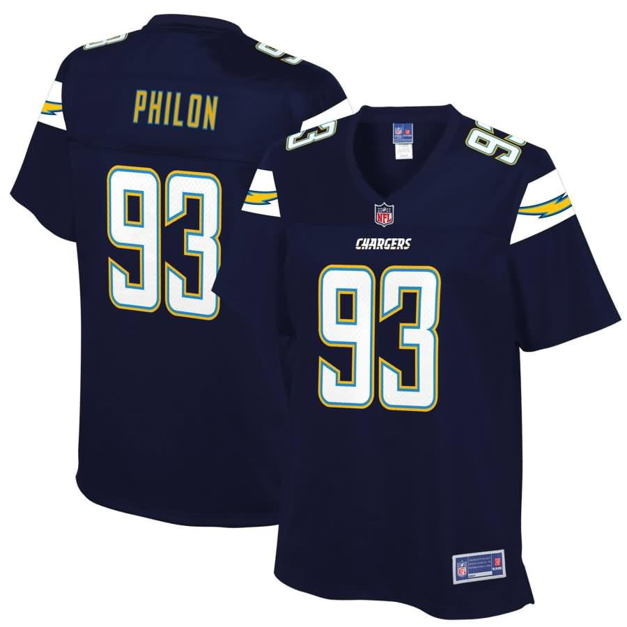 Womens Los Angeles Chargers Darius Philon Nfl Pro Line Team Color Jersey