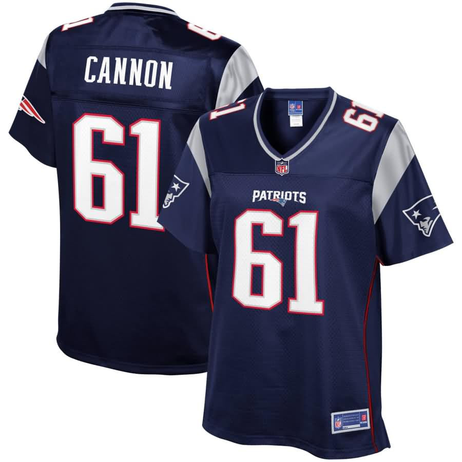 Womens New England Patriots Marcus Cannon Nfl Pro Line Navy Team Color Jersey