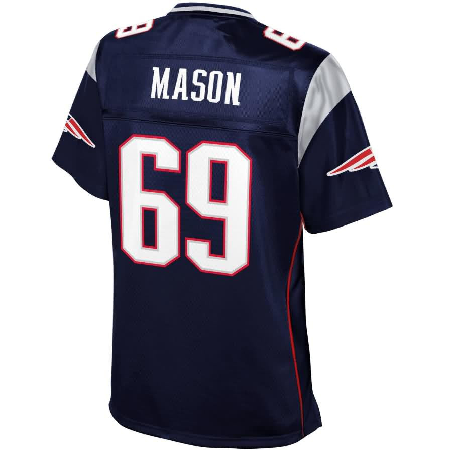 Womens New England Patriots Shaq Mason Nfl Pro Line Navy Team Color Jersey