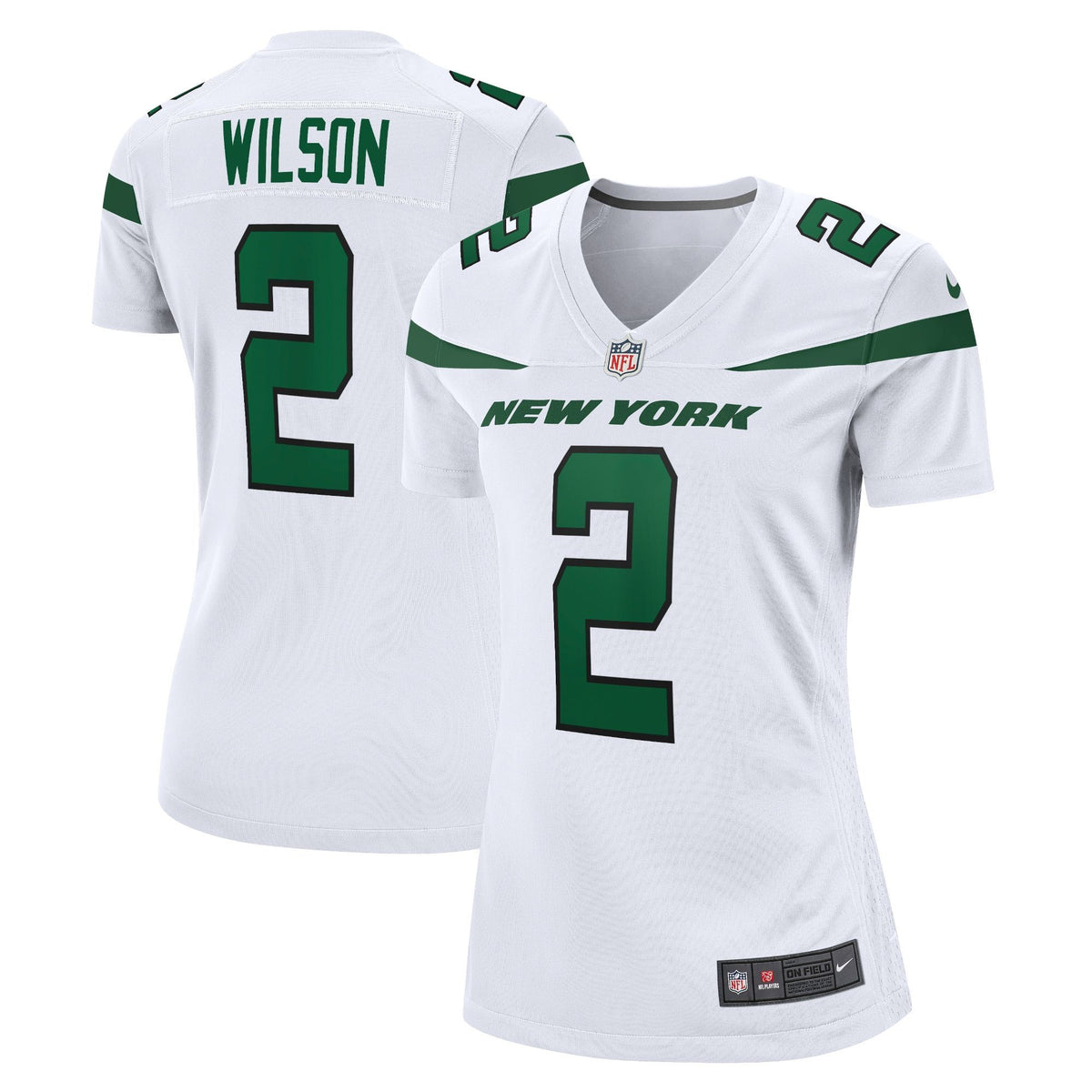Womens New York Jets Zach Wilson White 2021 Nfl Draft First Round Pick Game Jersey Gift For New York Jets Fans