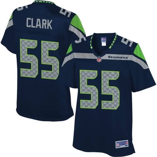 Womens Seattle Seahawks Frank Clark Nfl Pro Line Team Color Jersey