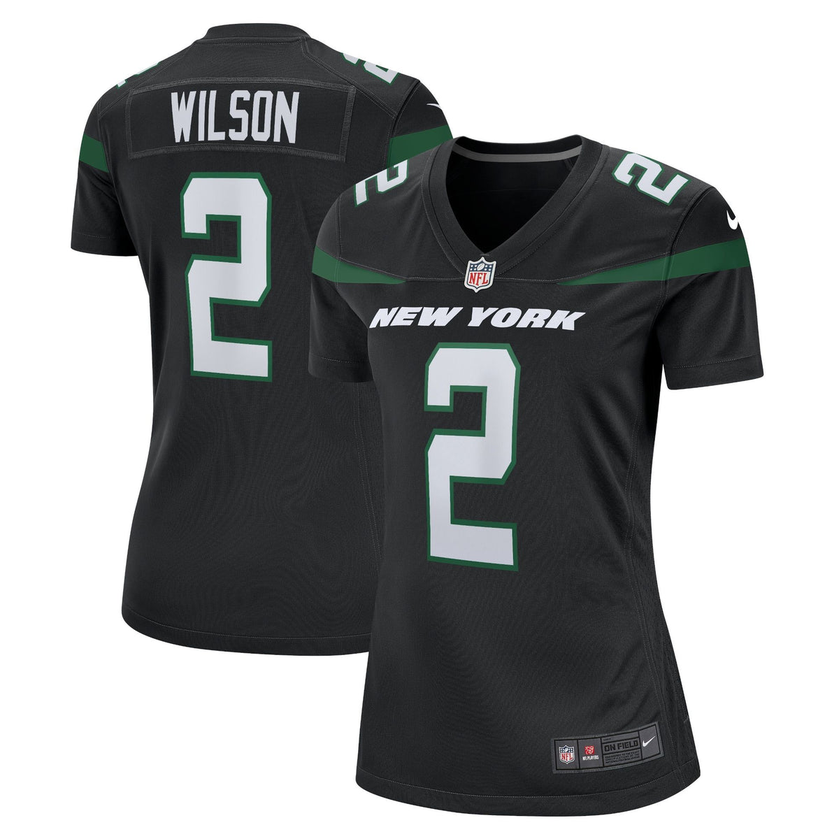 Womens Zach Wilson New York Jets Black Alternate 2021 Nfl Draft First Round Pick Game Jersey Gift For New York Jets Fans