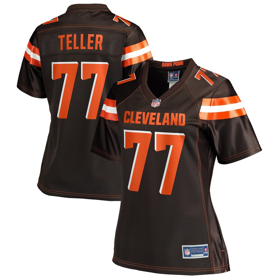 Wyatt Teller Cleveland Browns Nfl Pro Line Womens Player Jersey Brown