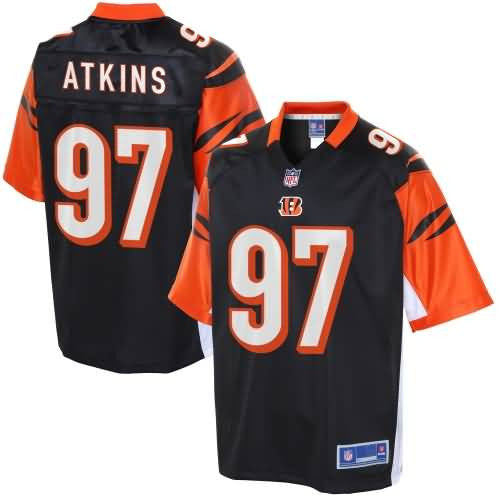 Youth Cincinnati Bengals Geno Atkins Nfl Pro Line Team Color Jersey