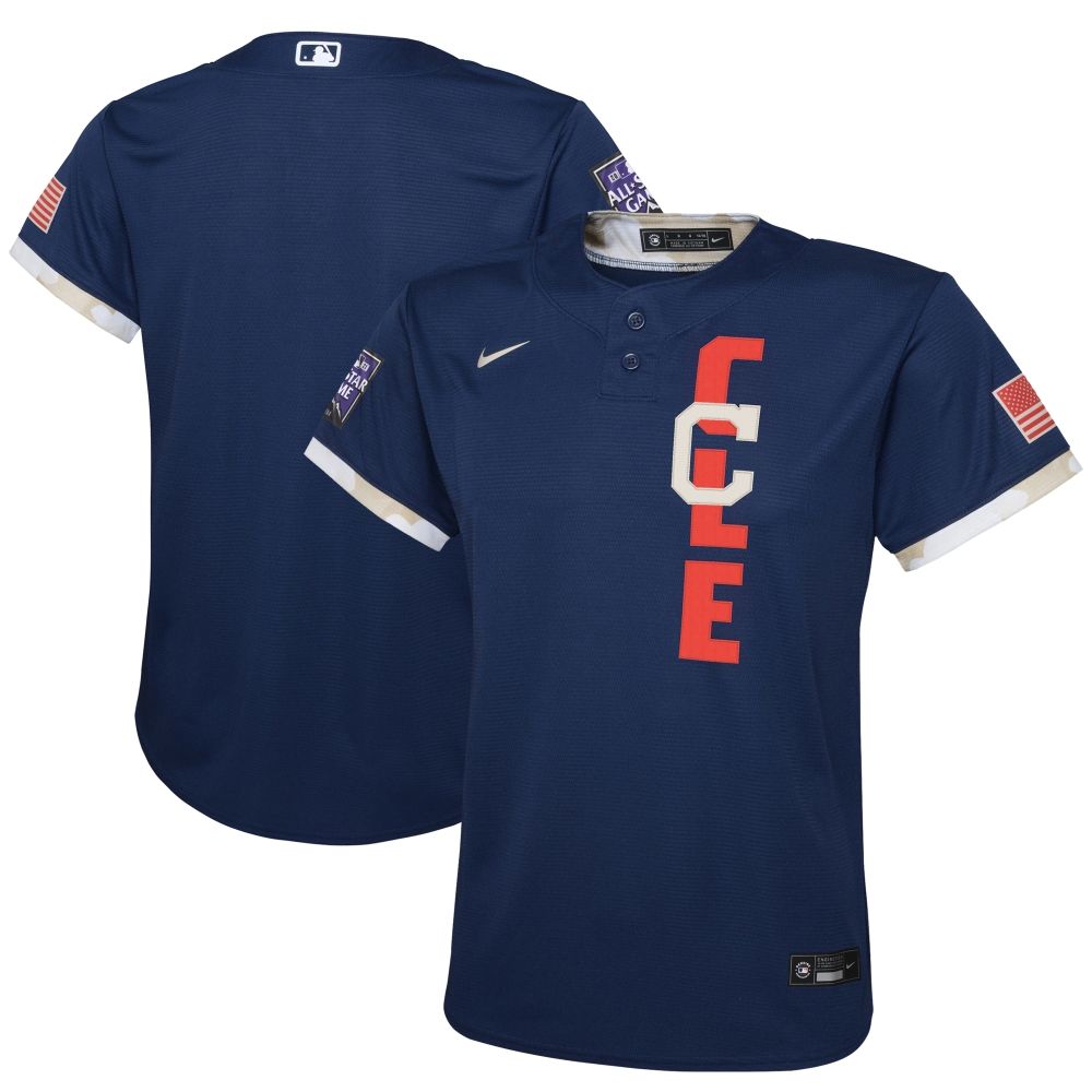Youth Cleveland Navy 2021 Mlb All Star Game Jersey Gift For Cleveland Fans