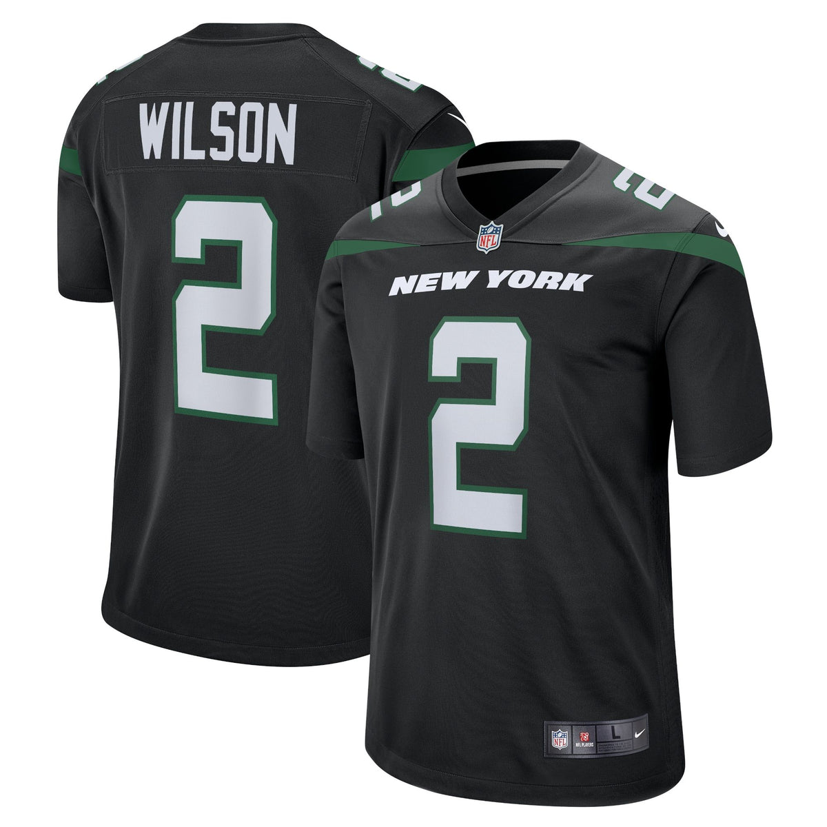 Youth New York Jets Zach Wilson Black Alternate 2021 Nfl Draft First Round Pick Game Jersey Gift For New York Jets Fans
