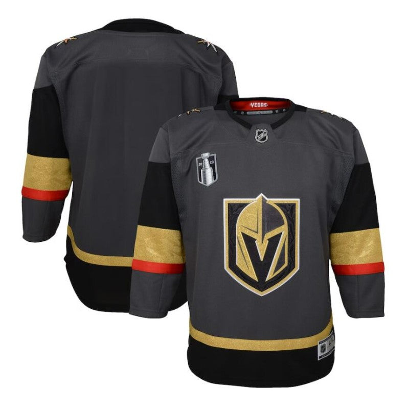 Youth Vegas Golden Knights 2023 Stanley Cup Final Alternate Premier Jersey Black
