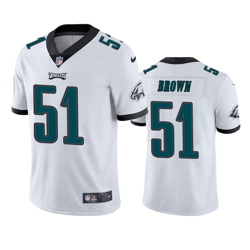Zach Brown Philadelphia Eagles White Vapor Limited Jersey