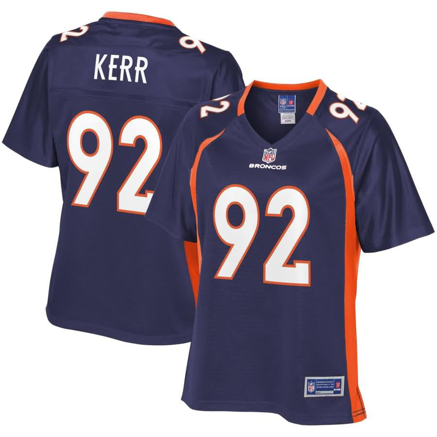 Zach Kerr Denver Broncos Nfl Pro Line Womens Alternate Player Jersey Navy