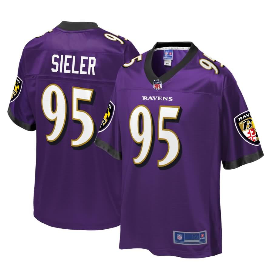 Zach Sieler Baltimore Ravens Nfl Pro Line Player Jersey Purple