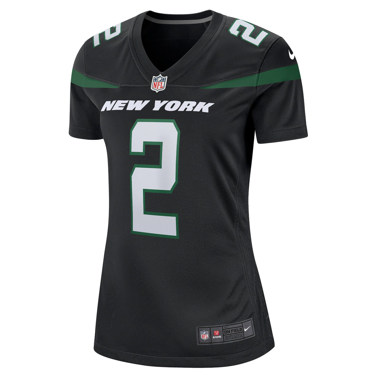 Zach Wilson New York Jets Womens Alternate 2021 Nfl Draft First Round Pick Game Jersey Black