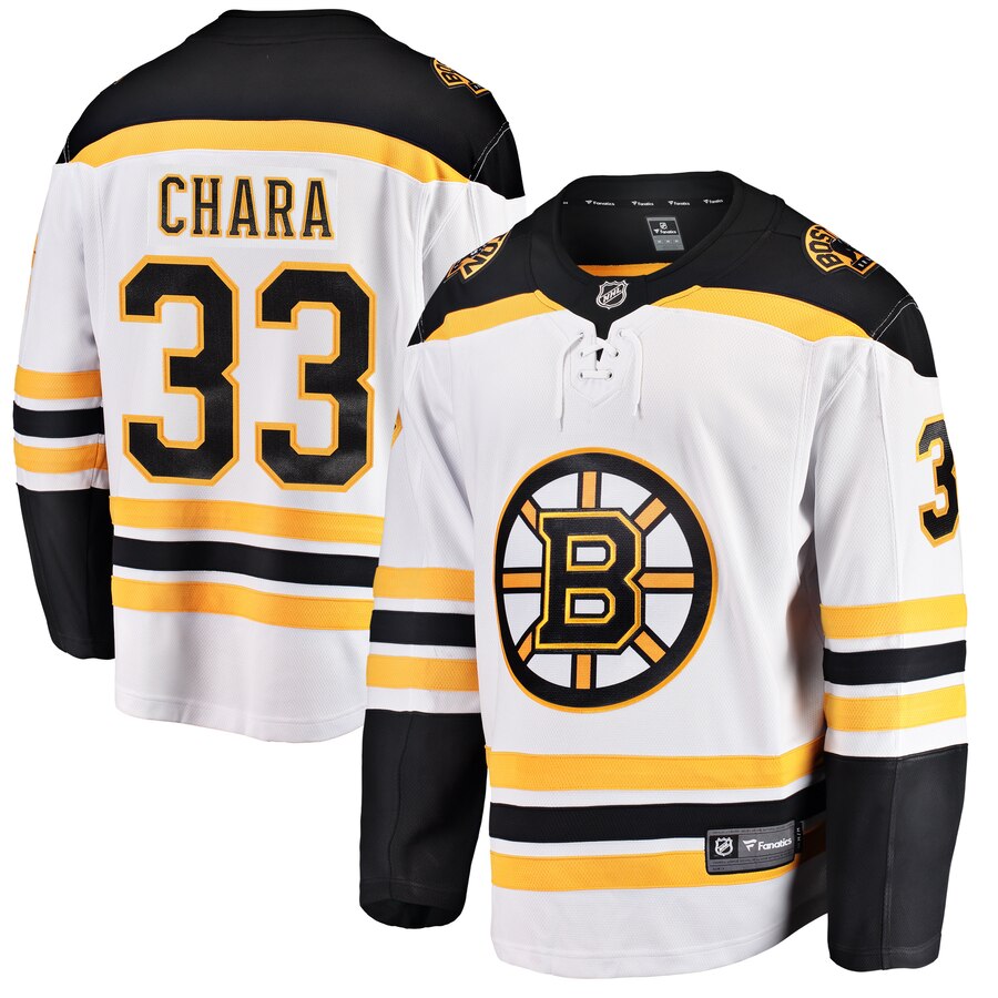 Zdeno Chara Boston Bruins Away Breakaway Player Jersey White