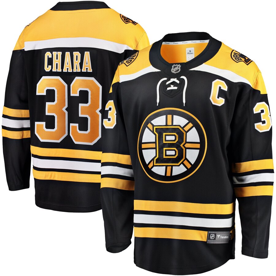 Zdeno Chara Boston Bruins Fanatics Branded Youth Breakaway Home Jersey Black