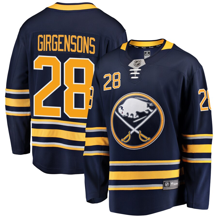 Zemgus Girgensons Buffalo Sabres Fanatics Branded Breakaway Player Jersey Navy