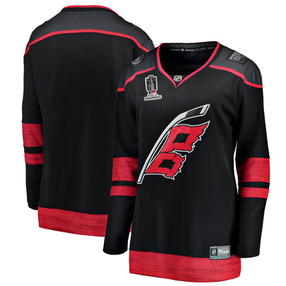 Women's Carolina Hurricanes Fanatics Black 2026 Stanley Cup Champions Home Breakaway Jersey