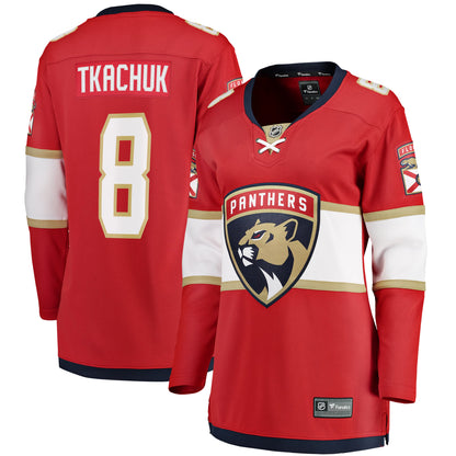 Women's Florida Panthers Brady Tkachuk Fanatics Red Home Breakaway Jersey