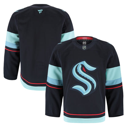 Men's Seattle Kraken Fanatics Deep Sea Blue Home Authentic Pro Jersey