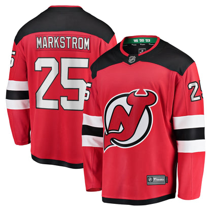 Men's New Jersey Devils Jacob Markstrom Fanatics Red Home Premier Breakaway Player Jersey