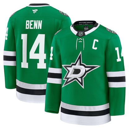 Men's Dallas Stars Jamie Benn Fanatics Kelly Green Home Premium Jersey