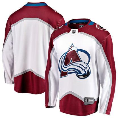 Men's Colorado Avalanche Fanatics White Away Breakaway Jersey