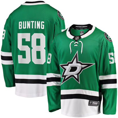 Men's Dallas Stars Michael Bunting Fanatics Kelly Green Home Breakaway Jersey